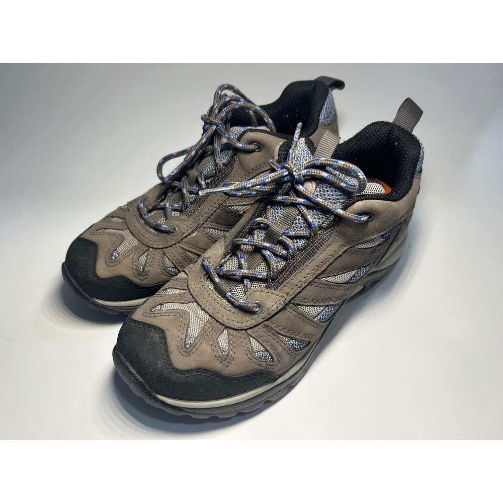 Merrell Women's 7.5 Hiking Shoes Siren Breeze Dark Gull Gray Blue